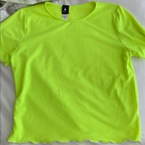 Neon crop top